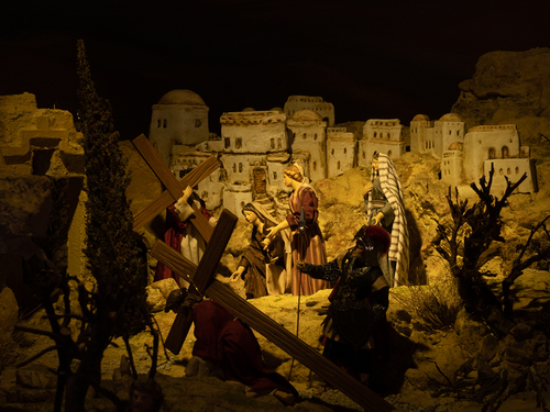 Kreuzweg / Erzdiözese Wien/ Stephan Schönlaub, Stephan Schönlaub Die Fastenkrippe, Kreuzweg