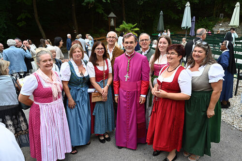 Wallfahrtsmesse in der Lourdesgrotte Maria Gugging
